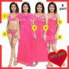 6 Pieces Night Dress Set