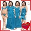 6 Pieces Night Dress Set
