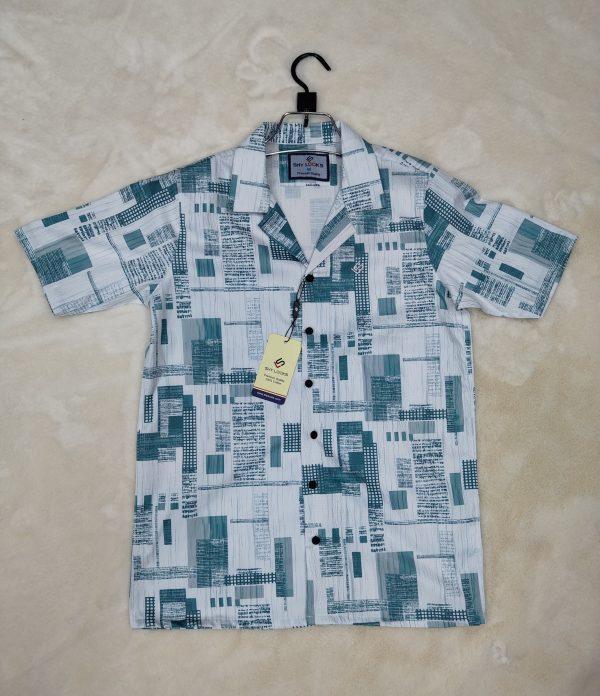 Trendy Popcorn Dropped Shulder Half Sleeve Shirt