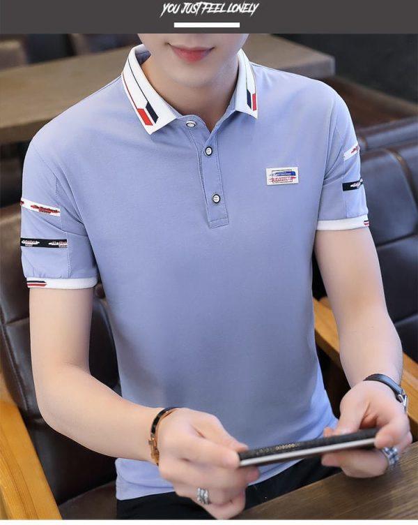Premium Quality Cotton Half Sleeve Polo T- Shirt For Men