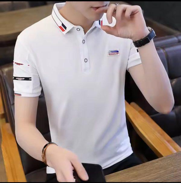 Premium Quality Cotton Half Sleeve Polo T- Shirt For Men