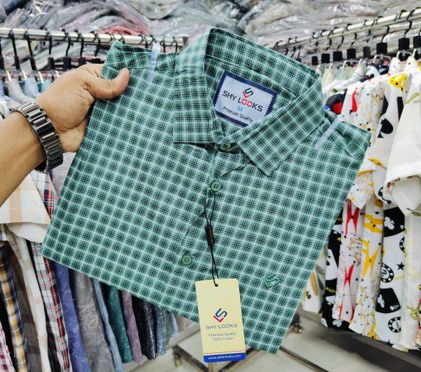 Pure Cotton full Sleeve Check Shirt for Men's