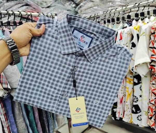 Pure Cotton full Sleeve Check Shirt for Men's