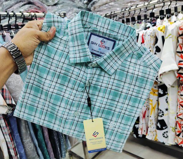 Pure Cotton full Sleeve Check Shirt for Men's