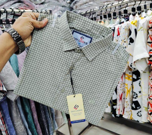 Pure Cotton full Sleeve Check Shirt for Men's