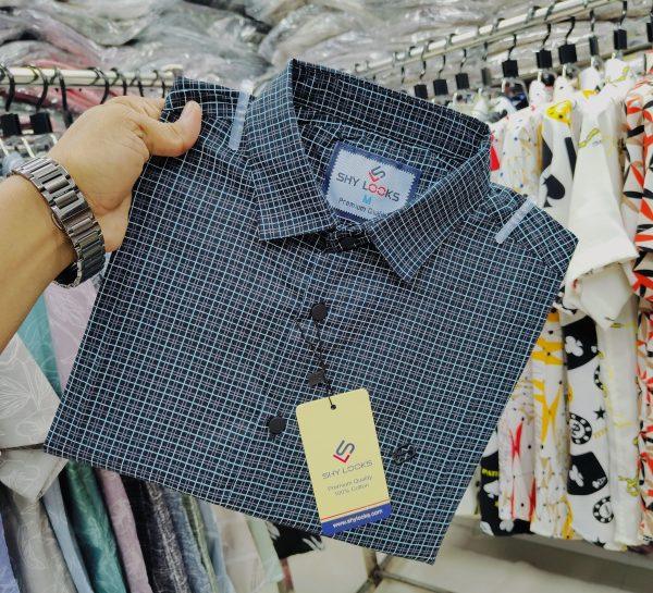 Pure Cotton full Sleeve Check Shirt for Men's