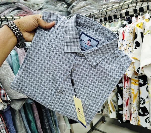 Pure Cotton full Sleeve Check Shirt for Men's