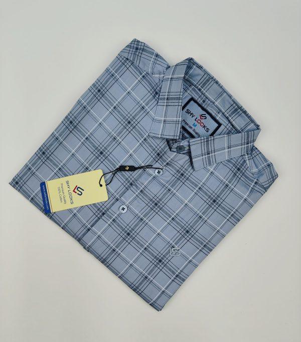 Pure Cotton full Sleeve Check Shirt for Men's