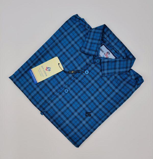 Pure Cotton full Sleeve Check Shirt for Men's