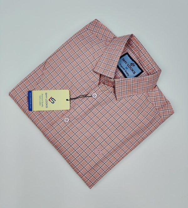 Pure Cotton full Sleeve Check Shirt for Men's
