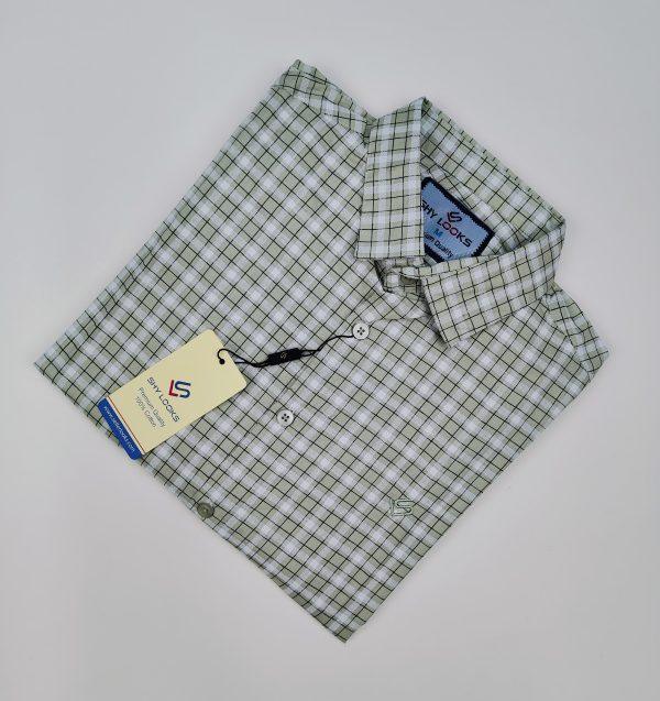 Pure Cotton full Sleeve Check Shirt for Men's