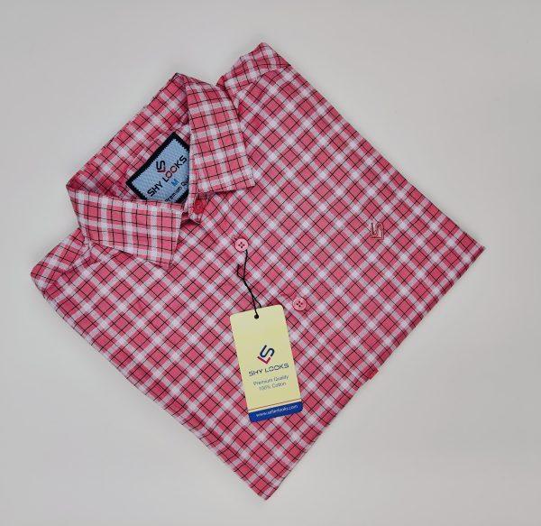 Pure Cotton full Sleeve Check Shirt for Men's
