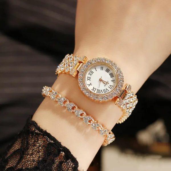 Watch & Bracelet Combo Set