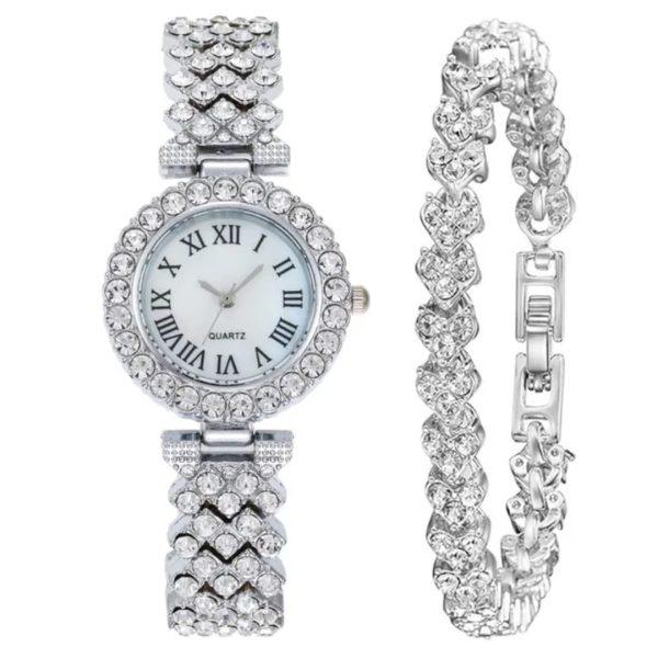 Watch & Bracelet Combo Set
