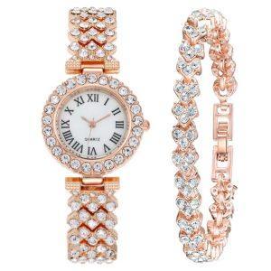 Watch & Bracelet Combo Set
