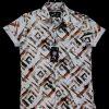 Luxury Popcorn Half Sleeve Print Shirt- Shy Looks