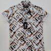 Luxury Popcorn Half Sleeve Print Shirt- Shy Looks