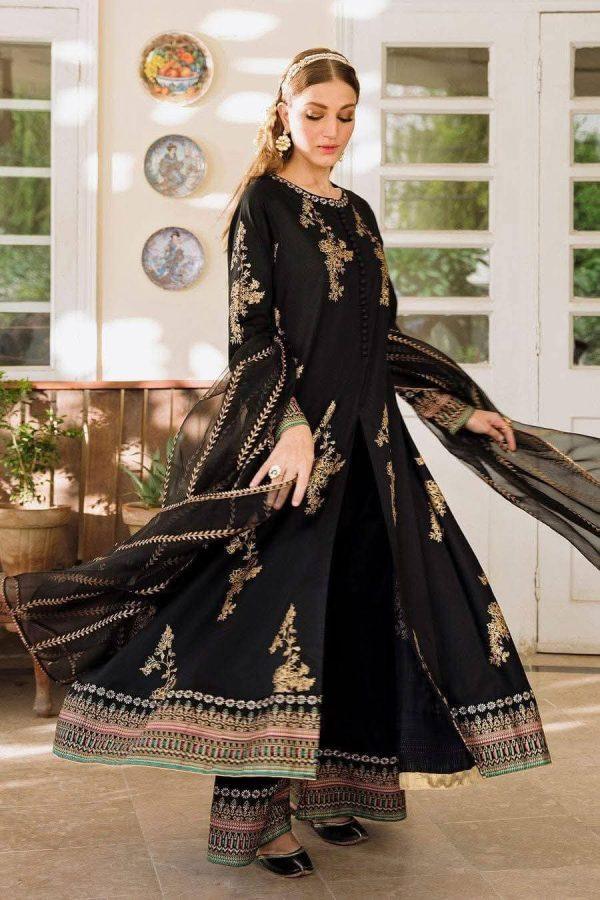 Ready Made Pure Cotton Pakistani Designer Afsan Print Three Piece