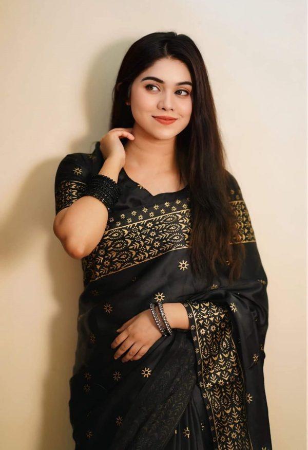 প্রিমিয়াম জাপানি সিল্ক শাড়ী