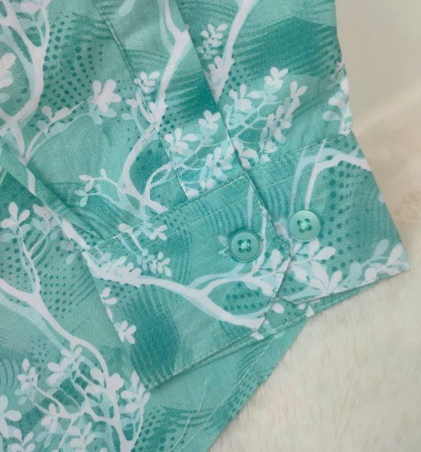 Shy Looks Pure Cotton full Sleeve Check & Print Shirt for Men's