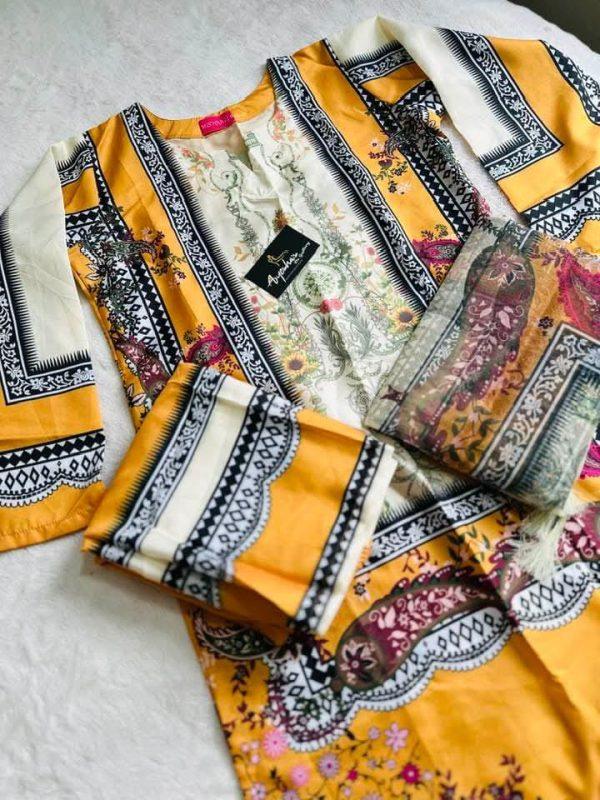 Digital printed 3 piece Set